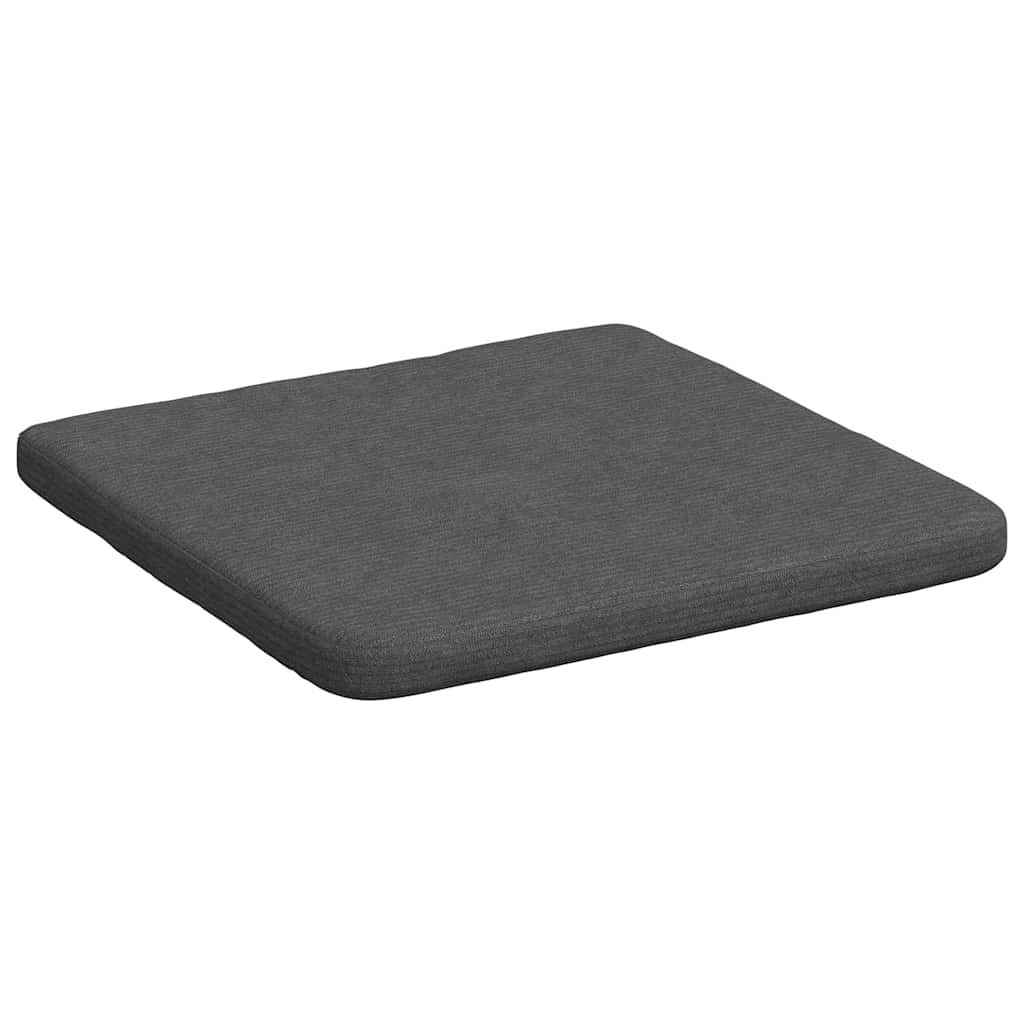 Ülőpárnák 4 pcs Sötétszürke 40 x 40 x 3 cm Bársonyos szövet