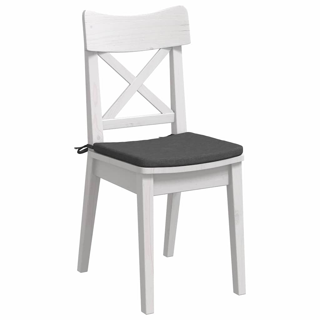 Ülőpárnák 4 pcs Sötétszürke 40 x 40 x 3 cm Bársonyos szövet
