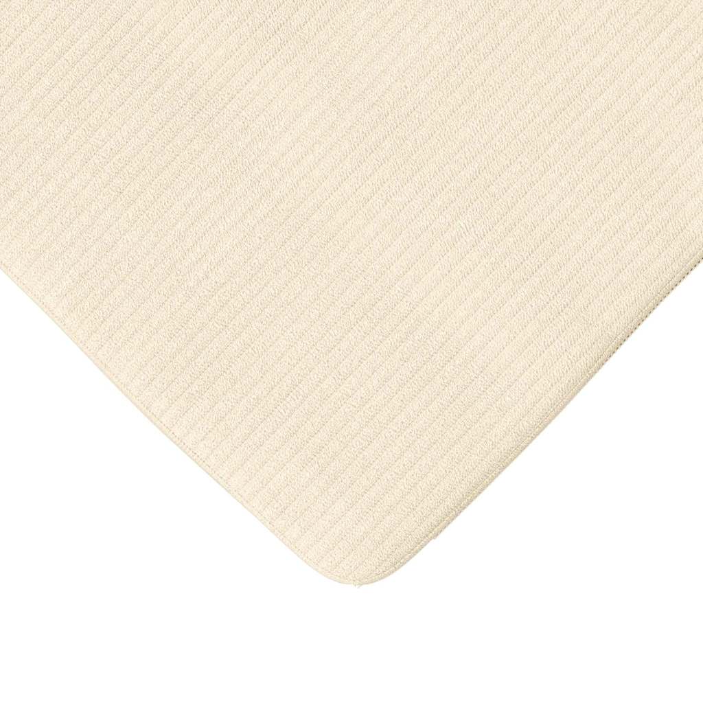 Ülőpárnák 4 pcs Krém 40 x 40 x 3 cm Bársonyos szövet