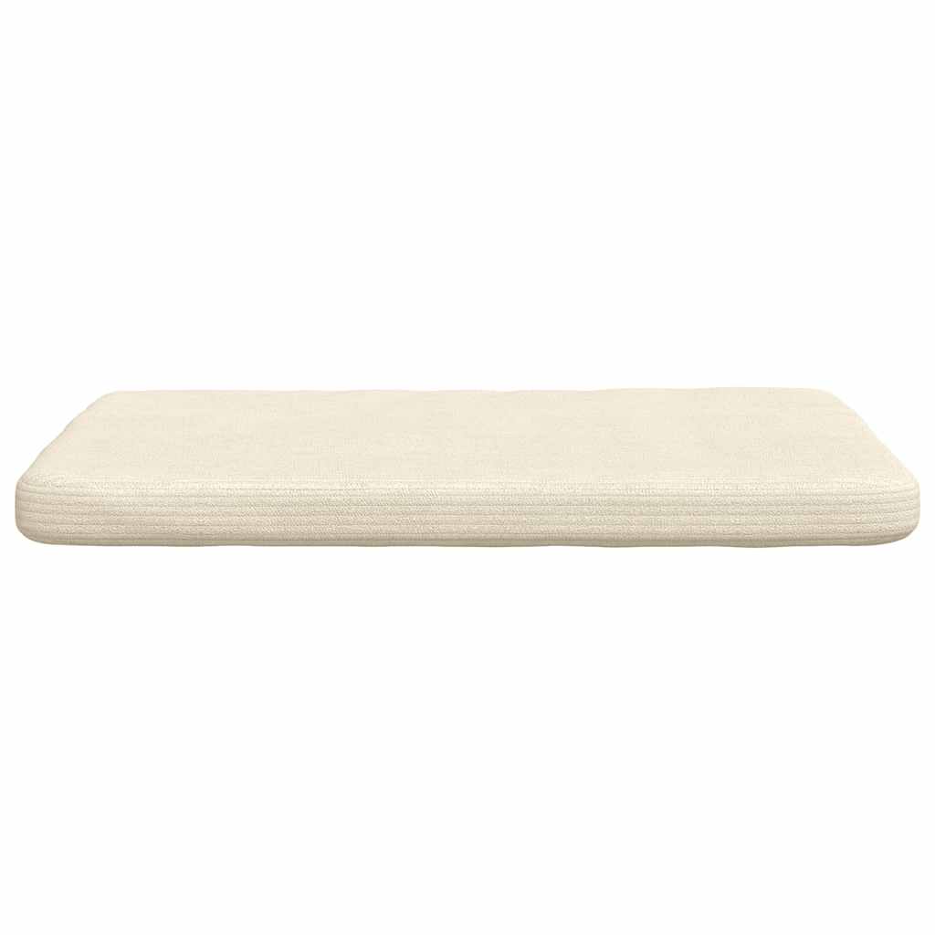 Ülőpárnák 4 pcs Krém 40 x 40 x 3 cm Bársonyos szövet