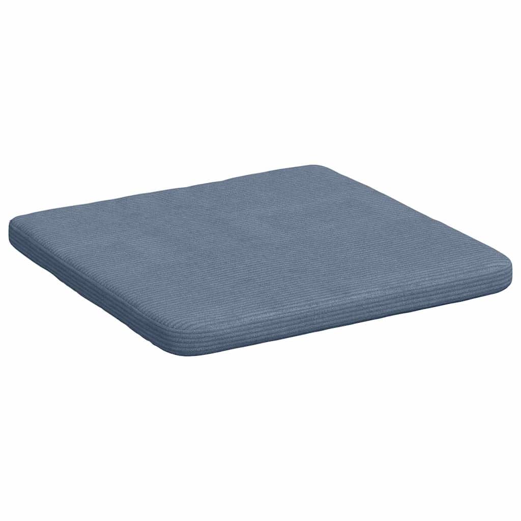 Ülőpárnák 4 pcs Kék 40 x 40 x 3 cm Bársonyos szövet