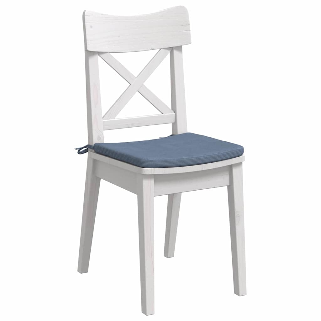 Ülőpárnák 4 pcs Kék 40 x 40 x 3 cm Bársonyos szövet