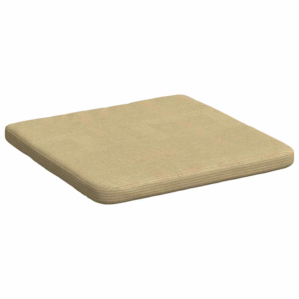 Ülőpárnák 4 pcs Szürke zöld 40 x 40 x 3 cm Bársonyos szövet