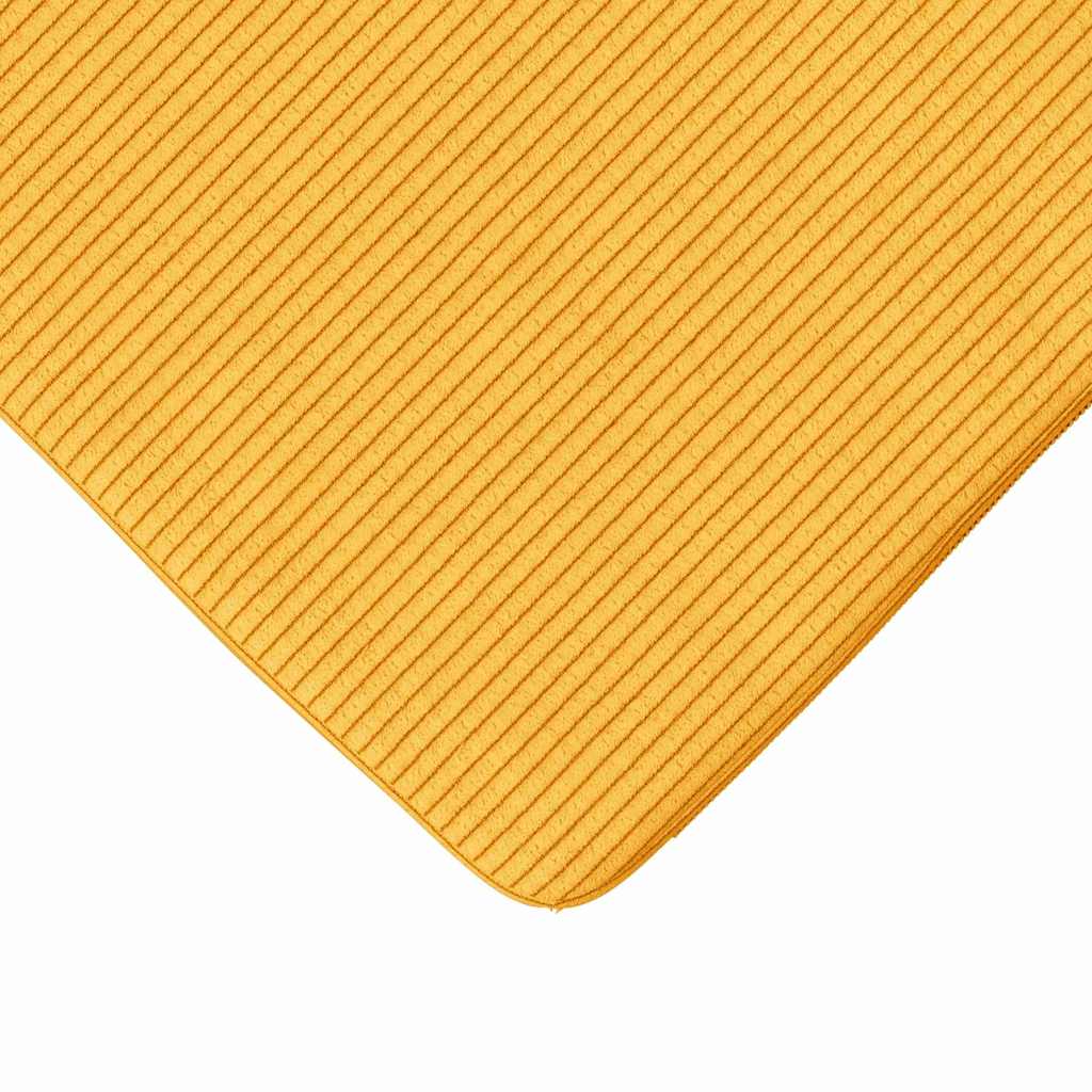 Ülőpárnák 4 pcs Világos sárga 40 x 40 x 3 cm Bársonyos szövet