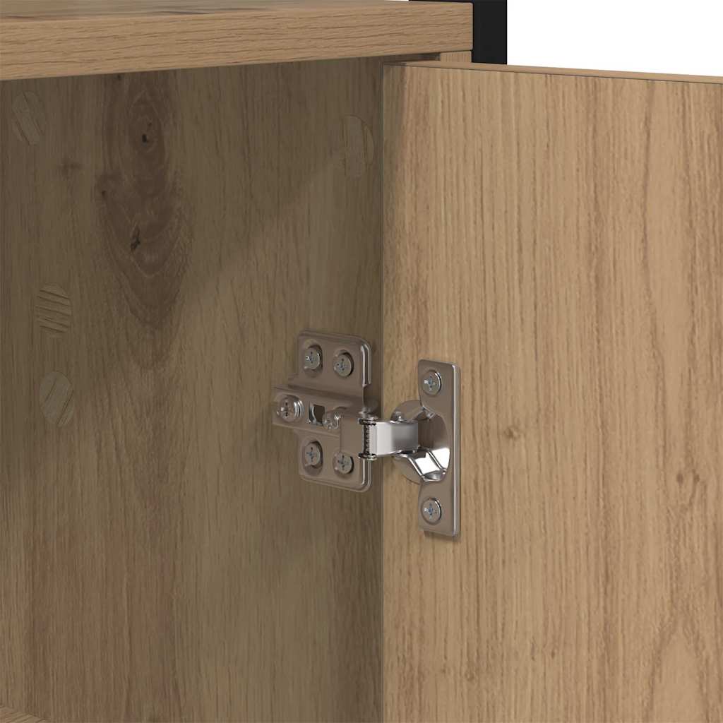 Könyvespolc 6 szintes 40 x 24 x 161 cm Szerelt Fa Artisan tölgy