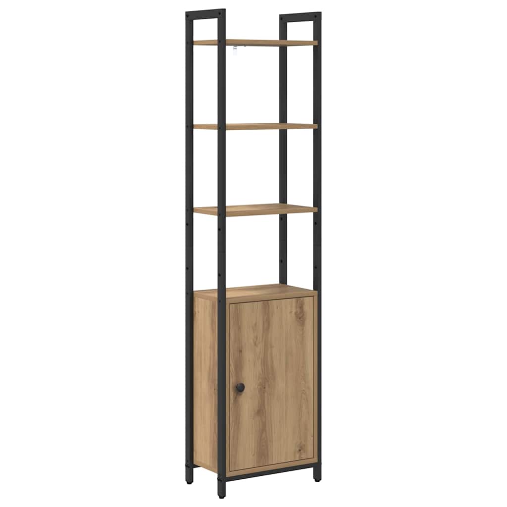 Könyvespolc 6 szintes 40 x 24 x 161 cm Szerelt Fa Artisan tölgy