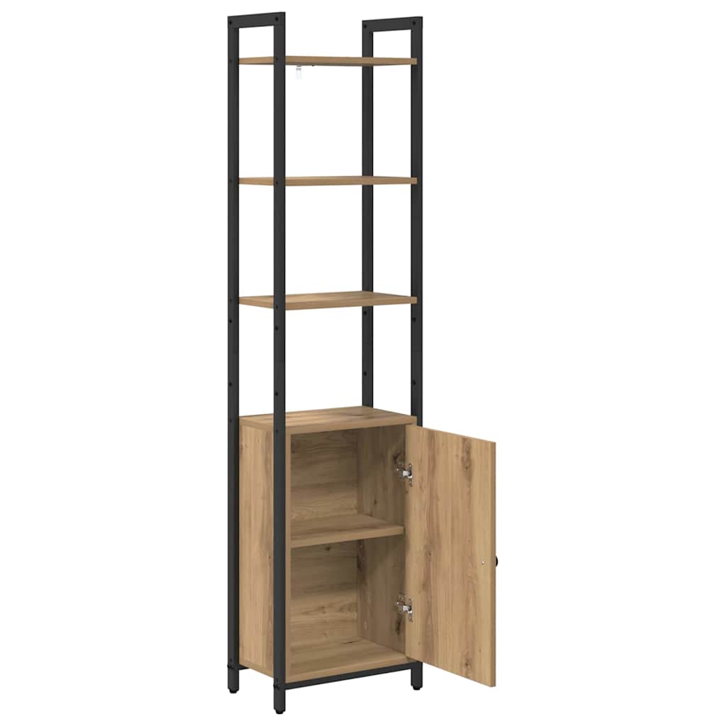 Könyvespolc 6 szintes 40 x 24 x 161 cm Szerelt Fa Artisan tölgy