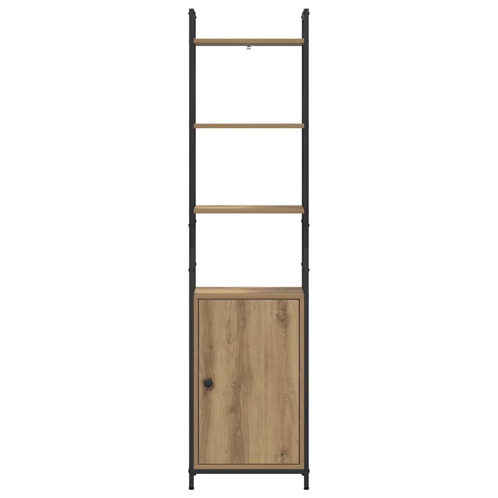 Könyvespolc 6 szintes 40 x 24 x 161 cm Szerelt Fa Artisan tölgy