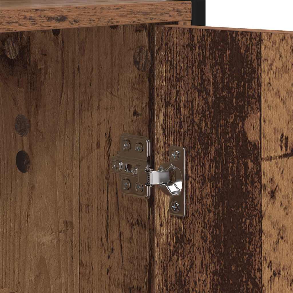 Könyvespolc 6 szintes 60 x 24 x 161 cm Szerelt Fa Öreg fa