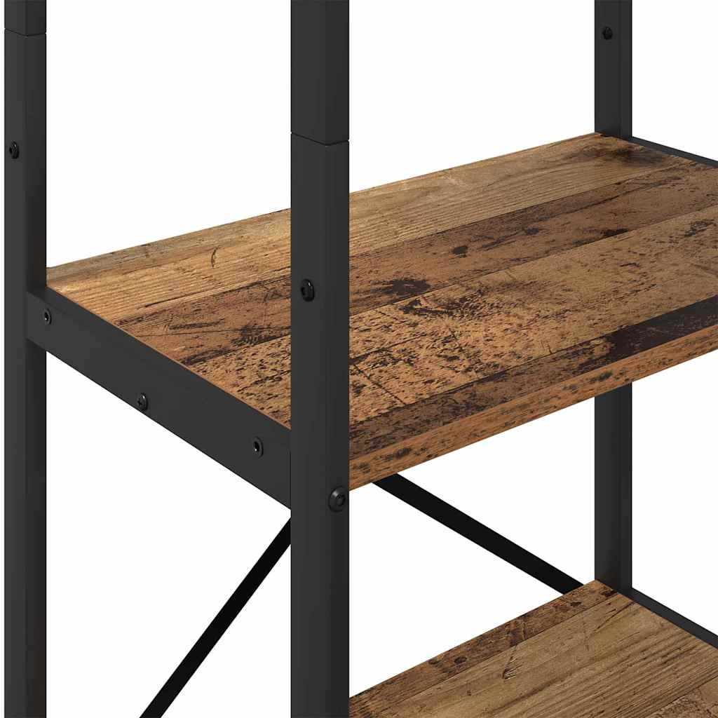 Könyvespolc Öreg fa 56 x 34 x 171 cm Faanyag