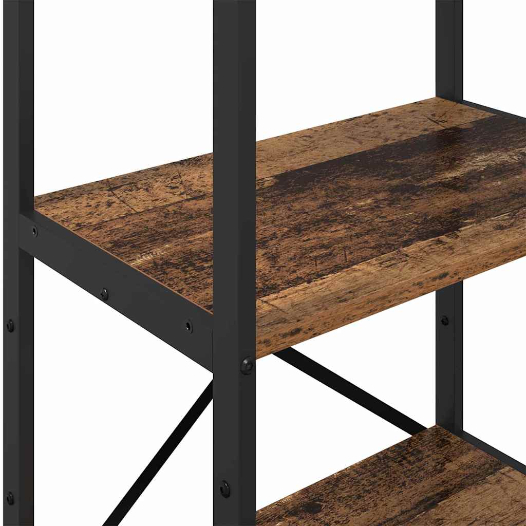 Könyvespolc 4 szintes 56 x 34 x 133,5 cm Szerelt Fa Öreg fa