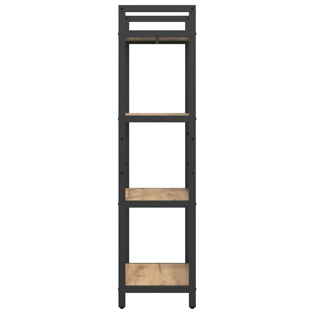 Könyvespolc 4 szintes 56 x 34 x 133,5 cm Szerelt Fa