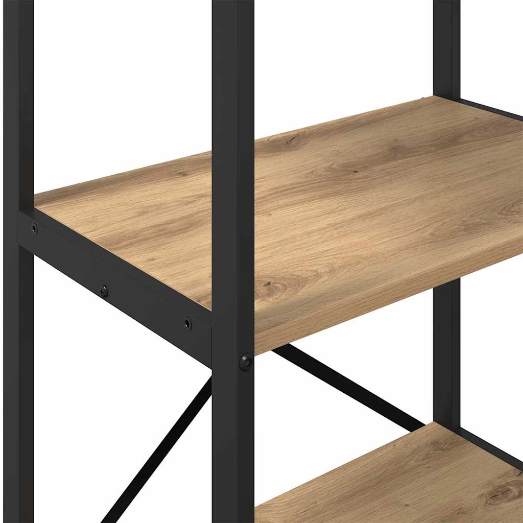 Könyvespolc 3 szintes 56 x 34 x 96 cm Faanyag Artisan tölgy