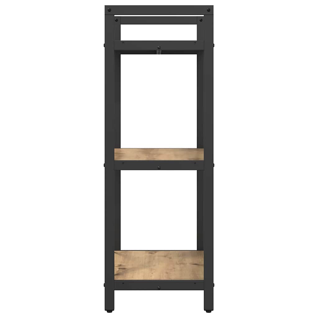 Könyvespolc 3 szintes 56 x 34 x 96 cm Faanyag Artisan tölgy