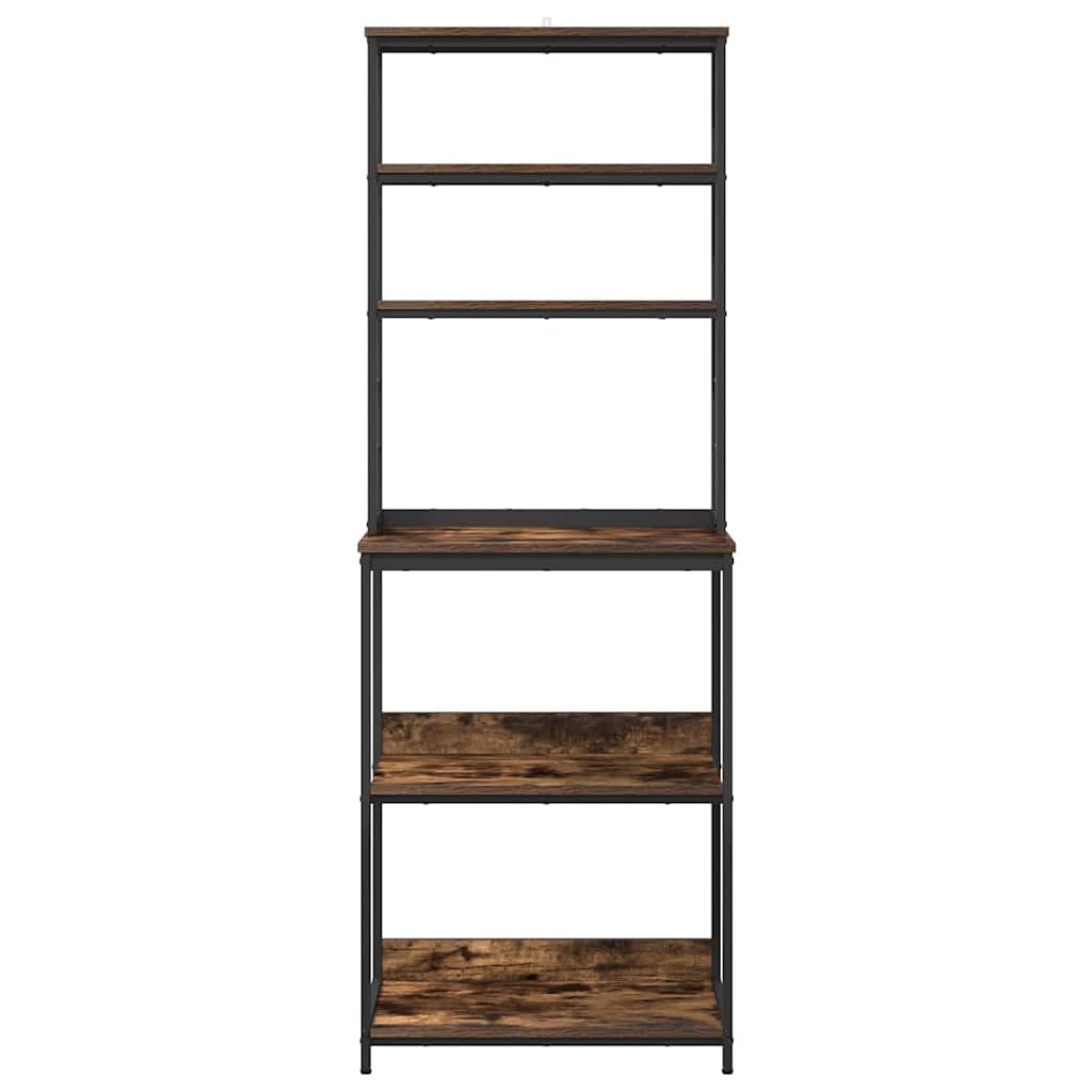 Konyhai polc 5 szintes 60 x 40 x 168 cm Szerelt Fa