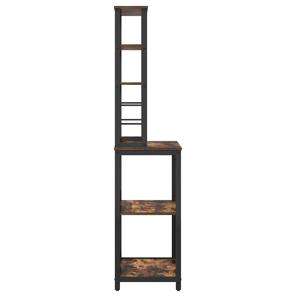 Konyhai polc 5 szintes 60 x 40 x 168 cm Szerelt Fa