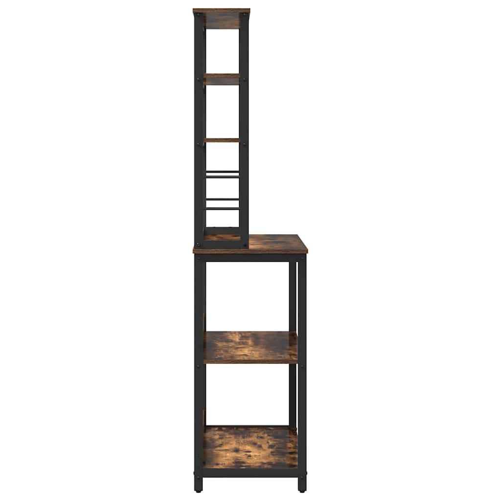 Konyhai polc 5 szintes 80 x 40 x 168 cm Szerelt Fa
