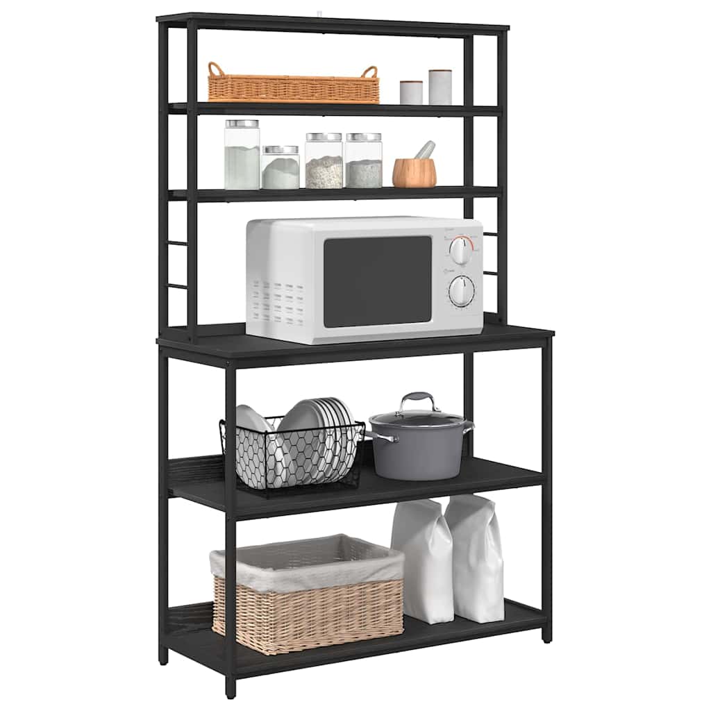 Konyhai polc 5 szintes 100 x 40 x 168 cm Szerelt Fa