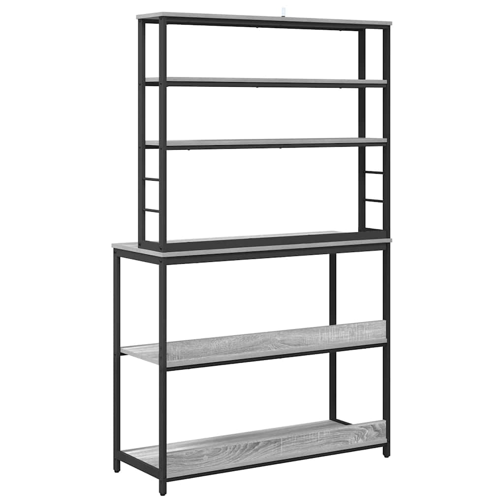 Konyhai polc 5 szintes 100 x 40 x 168 cm Szerelt Fa