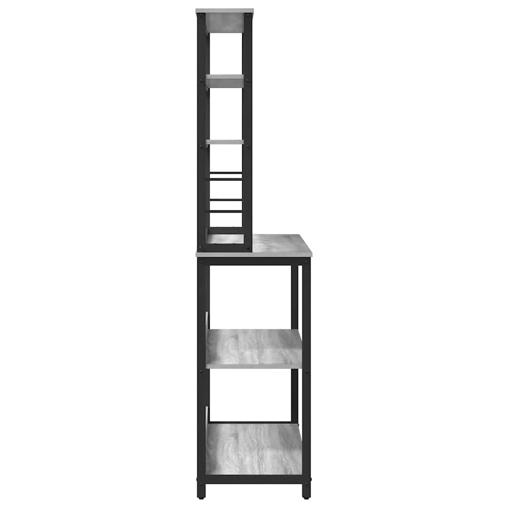 Konyhai polc 5 szintes 100 x 40 x 168 cm Szerelt Fa