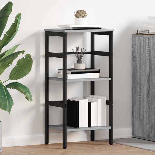 Könyvespolc Szürke Sonoma 40 x 29,5 x 81 cm Faanyag
