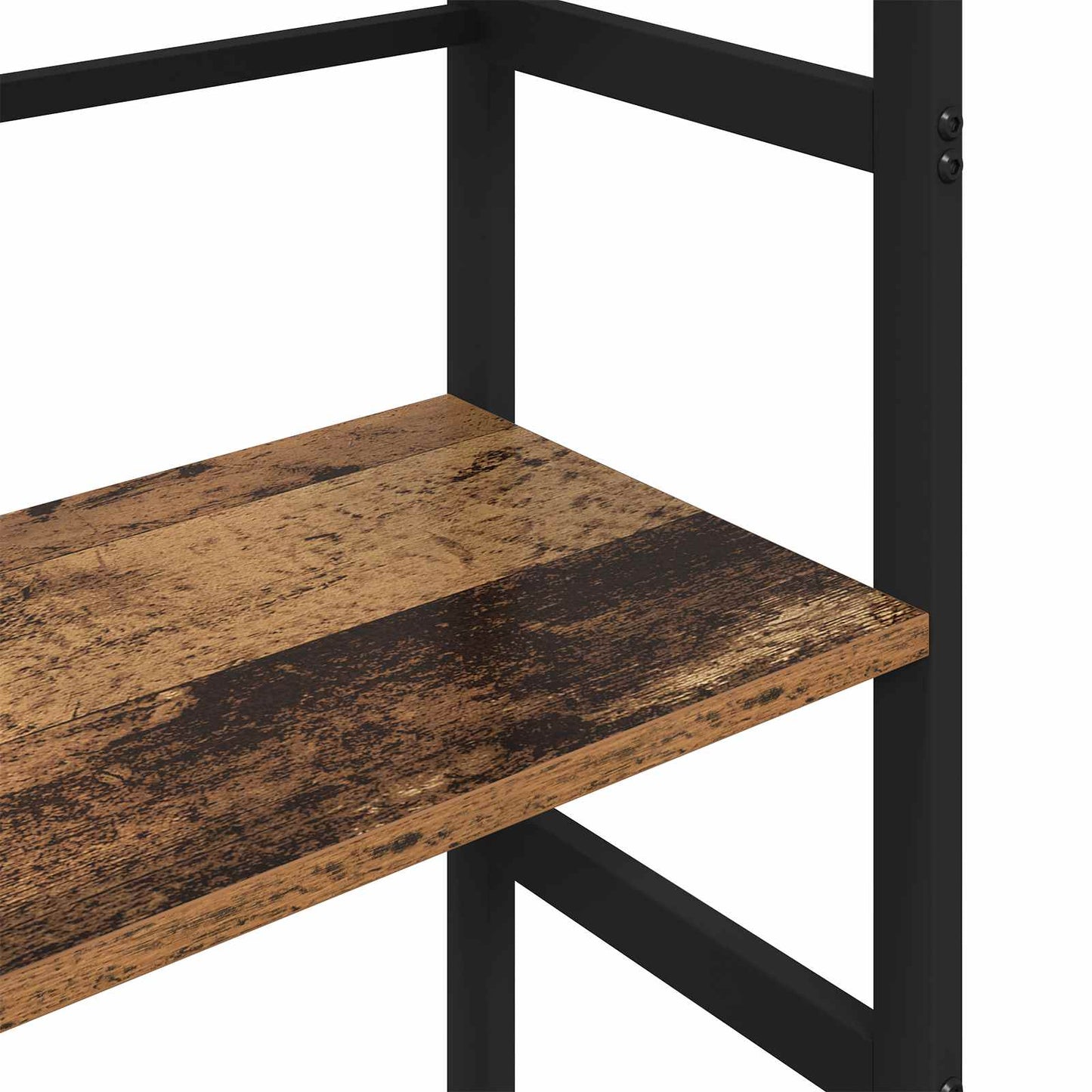 Könyvespolc 2 szintes 40 x 29,5 x 81 cm Szerelt Fa Öreg fa