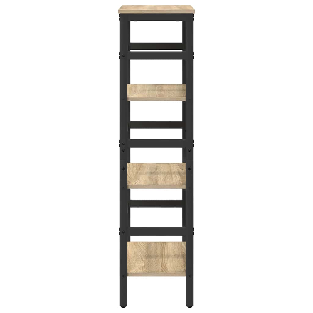 Könyvespolc Sonoma tölgy 40 x 29,5 x 115 cm Faanyag