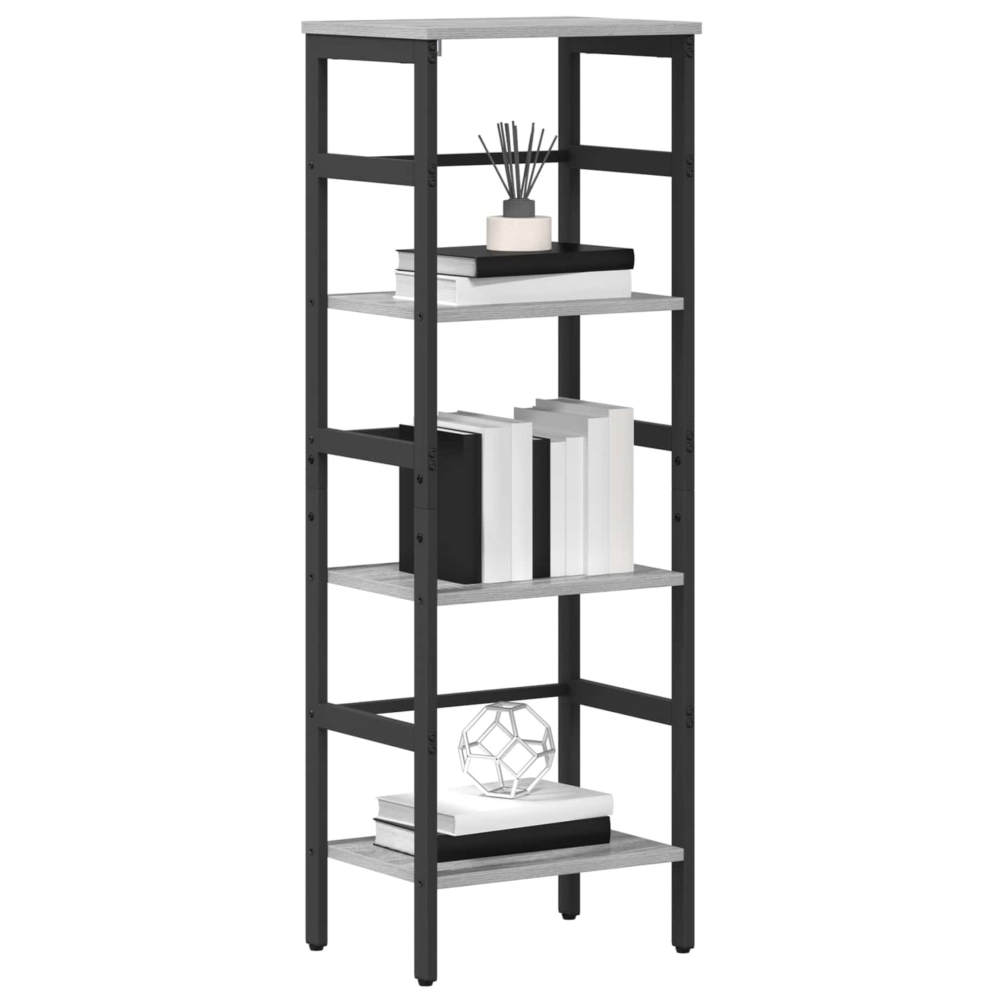 Könyvespolc 3 szintes 40 x 29,5 x 115 cm Szerelt Fa
