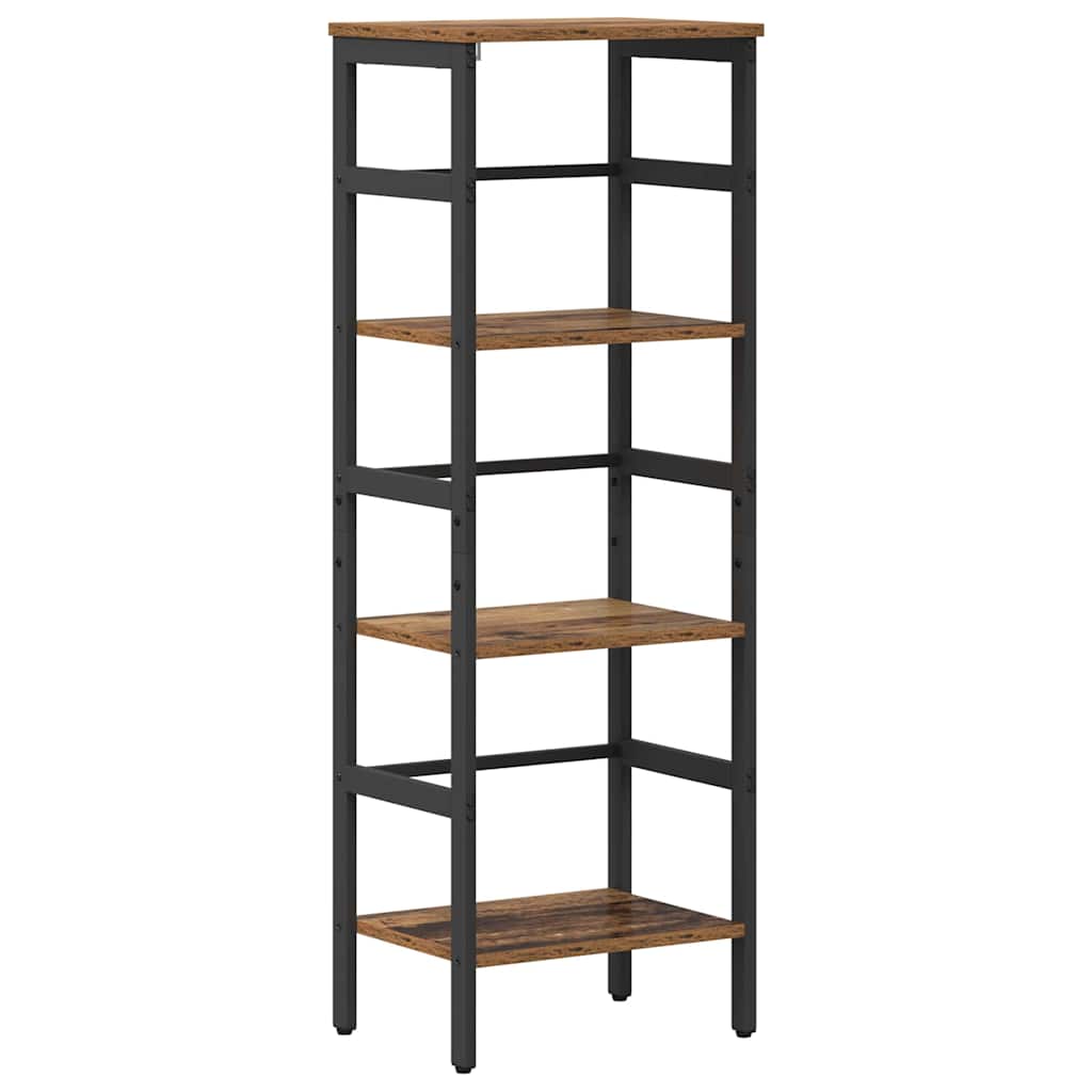 Könyvespolc 3 szintes 40 x 29,5 x 115 cm Szerelt Fa Öreg fa
