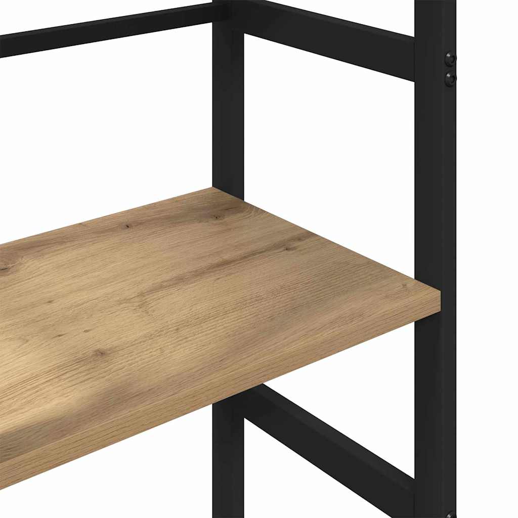 Könyvespolc 3 szintes 40 x 29,5 x 115 cm Szerelt Fa