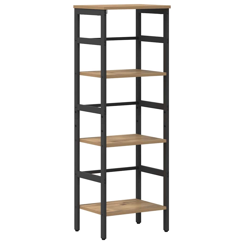 Könyvespolc 3 szintes 40 x 29,5 x 115 cm Szerelt Fa