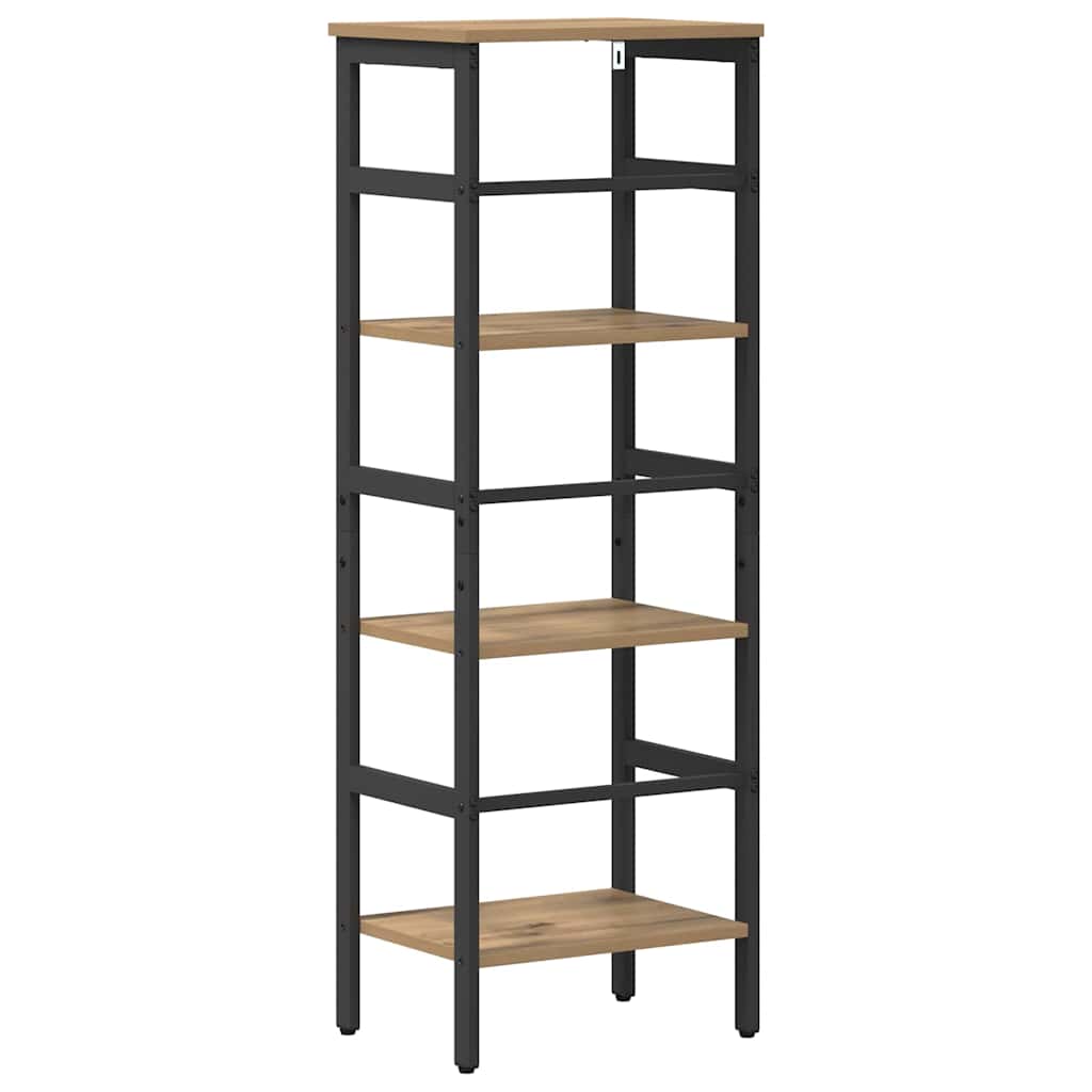 Könyvespolc 3 szintes 40 x 29,5 x 115 cm Szerelt Fa