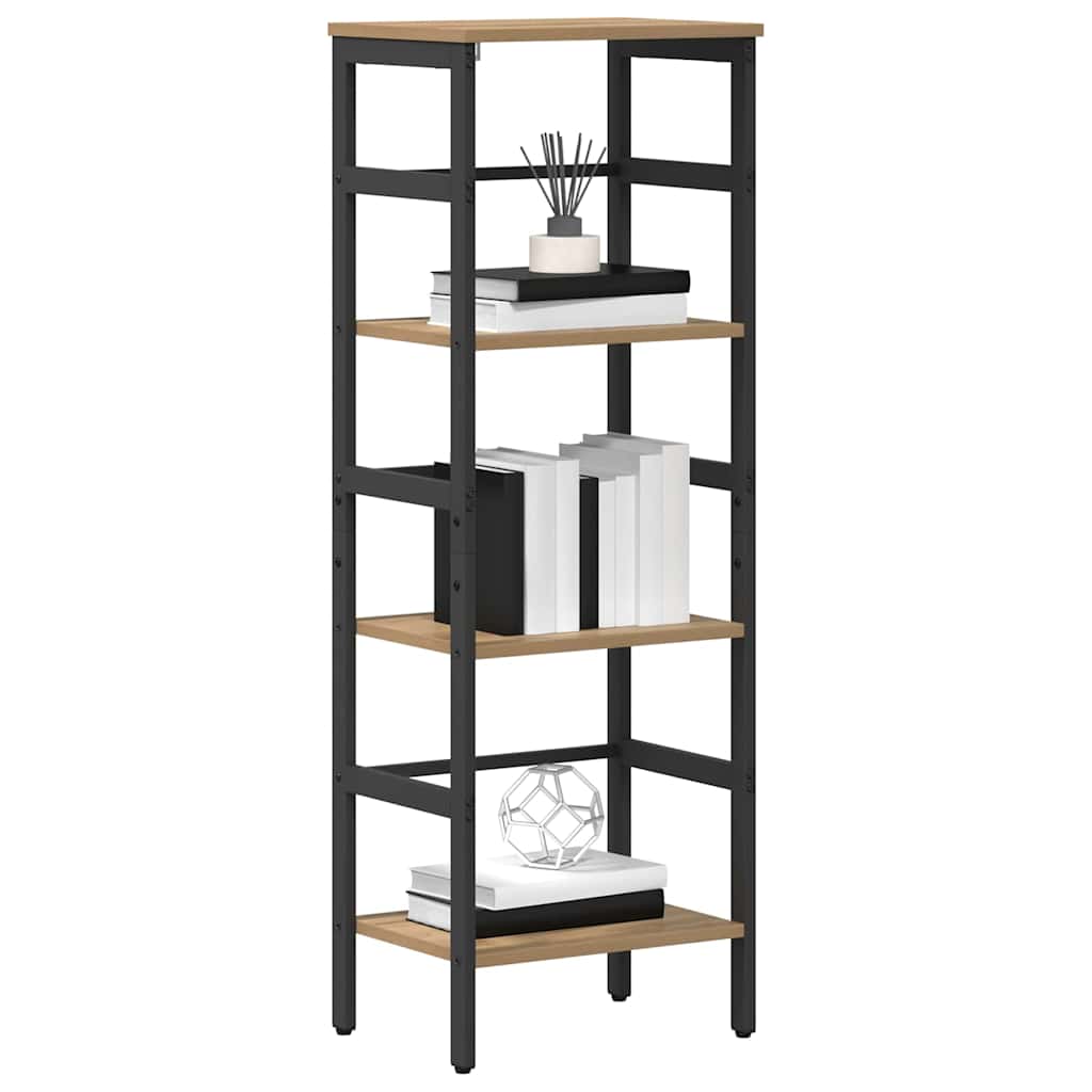 Könyvespolc 3 szintes 40 x 29,5 x 115 cm Szerelt Fa