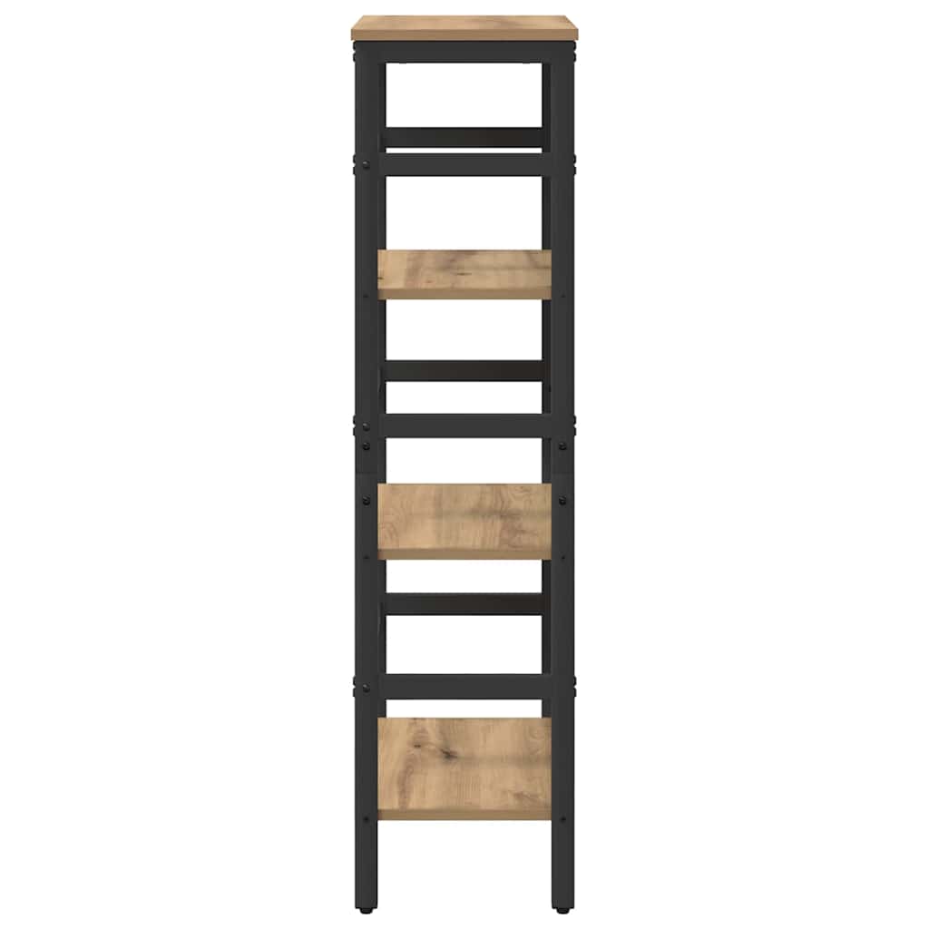 Könyvespolc 3 szintes 40 x 29,5 x 115 cm Szerelt Fa