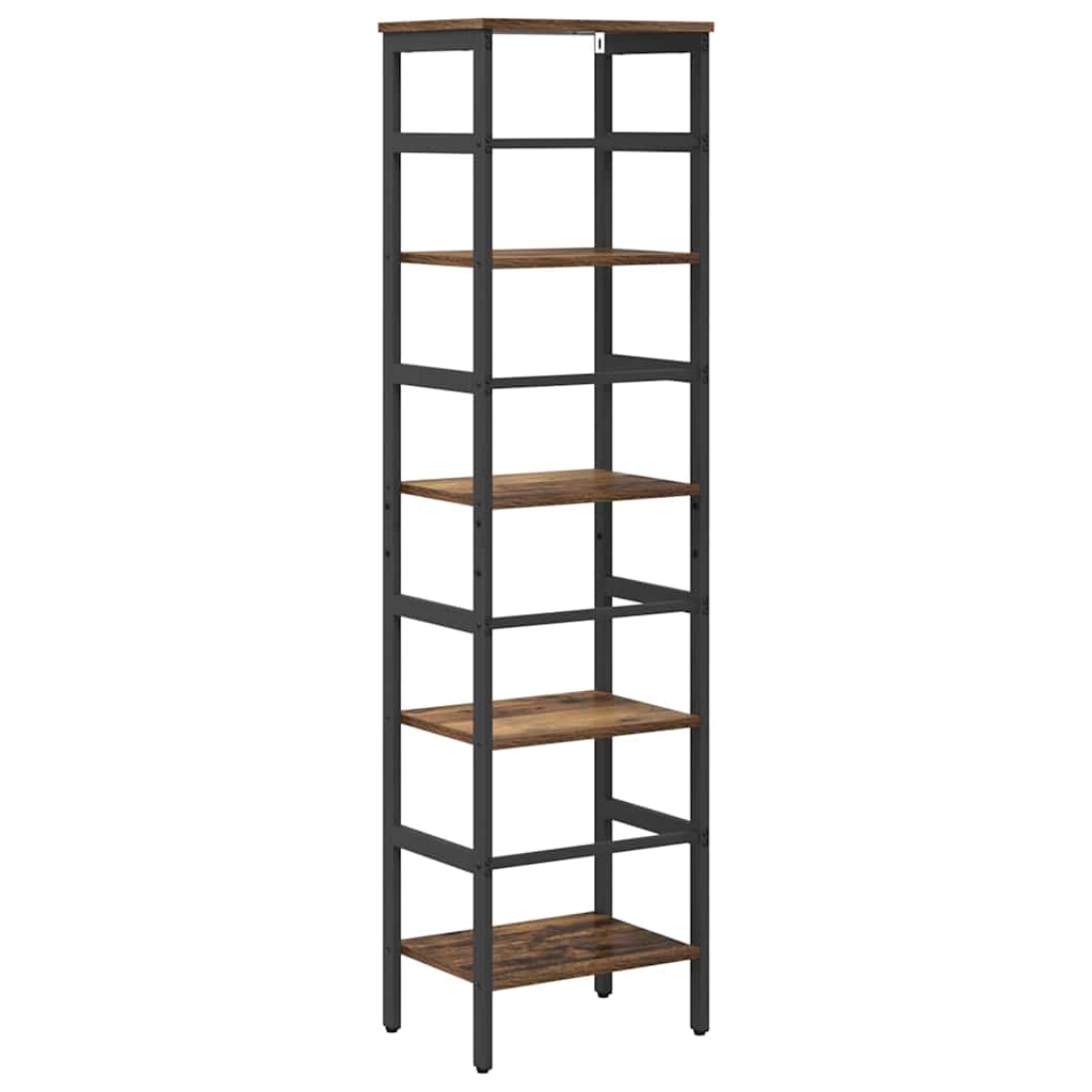 Könyvespolc 4 szintes 40 x 29,5 x 149 cm Szerelt Fa Öreg fa