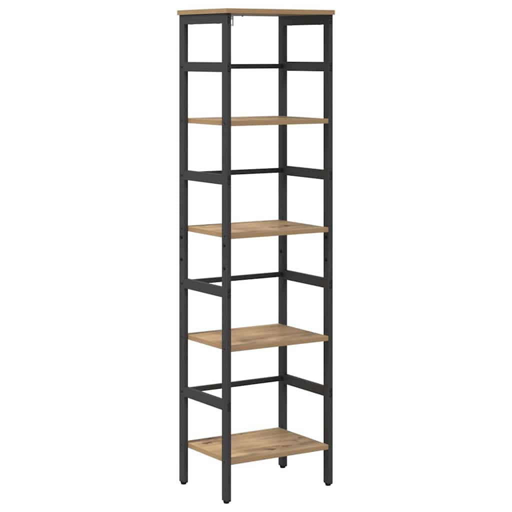 Könyvespolc 4 szintes 40 x 29,5 x 149 cm Szerelt Fa