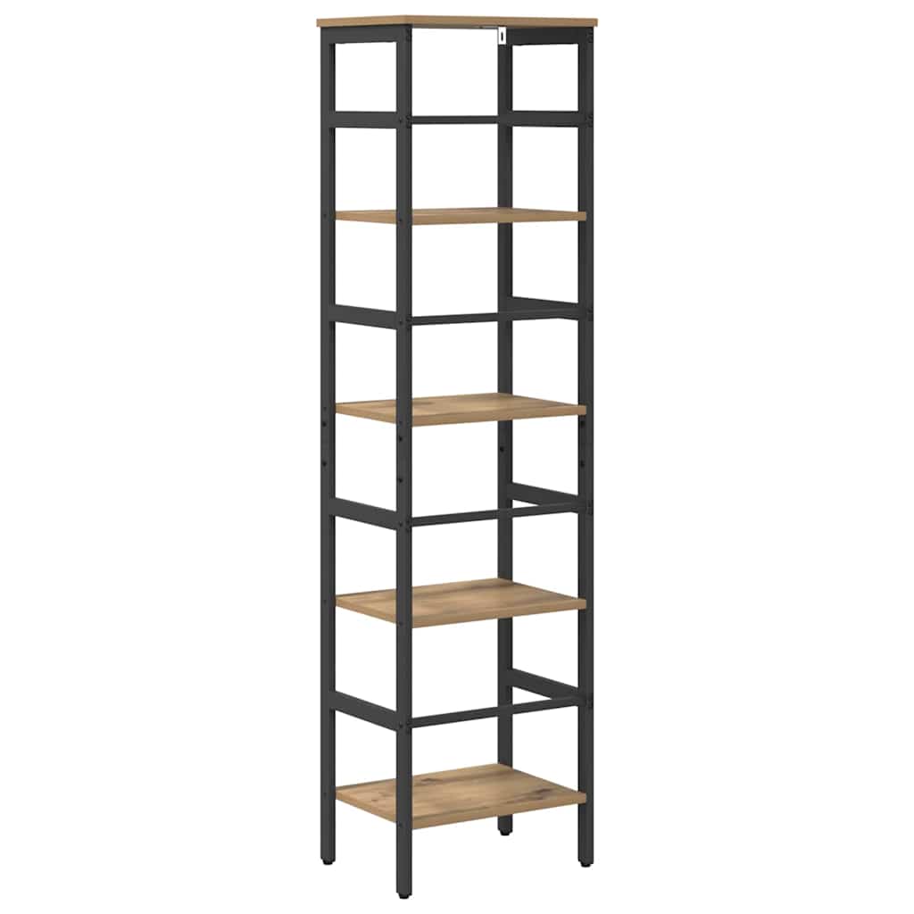 Könyvespolc 4 szintes 40 x 29,5 x 149 cm Szerelt Fa