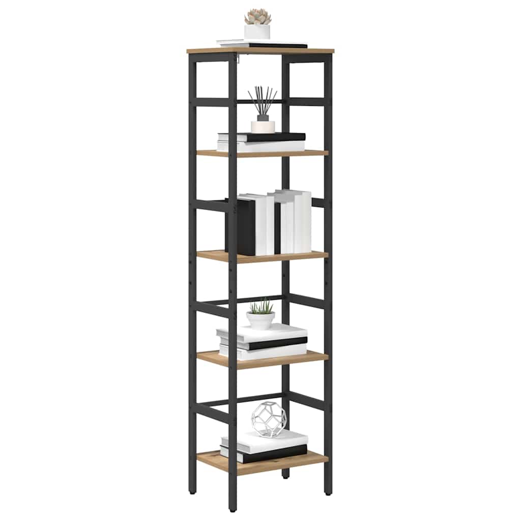 Könyvespolc 4 szintes 40 x 29,5 x 149 cm Szerelt Fa