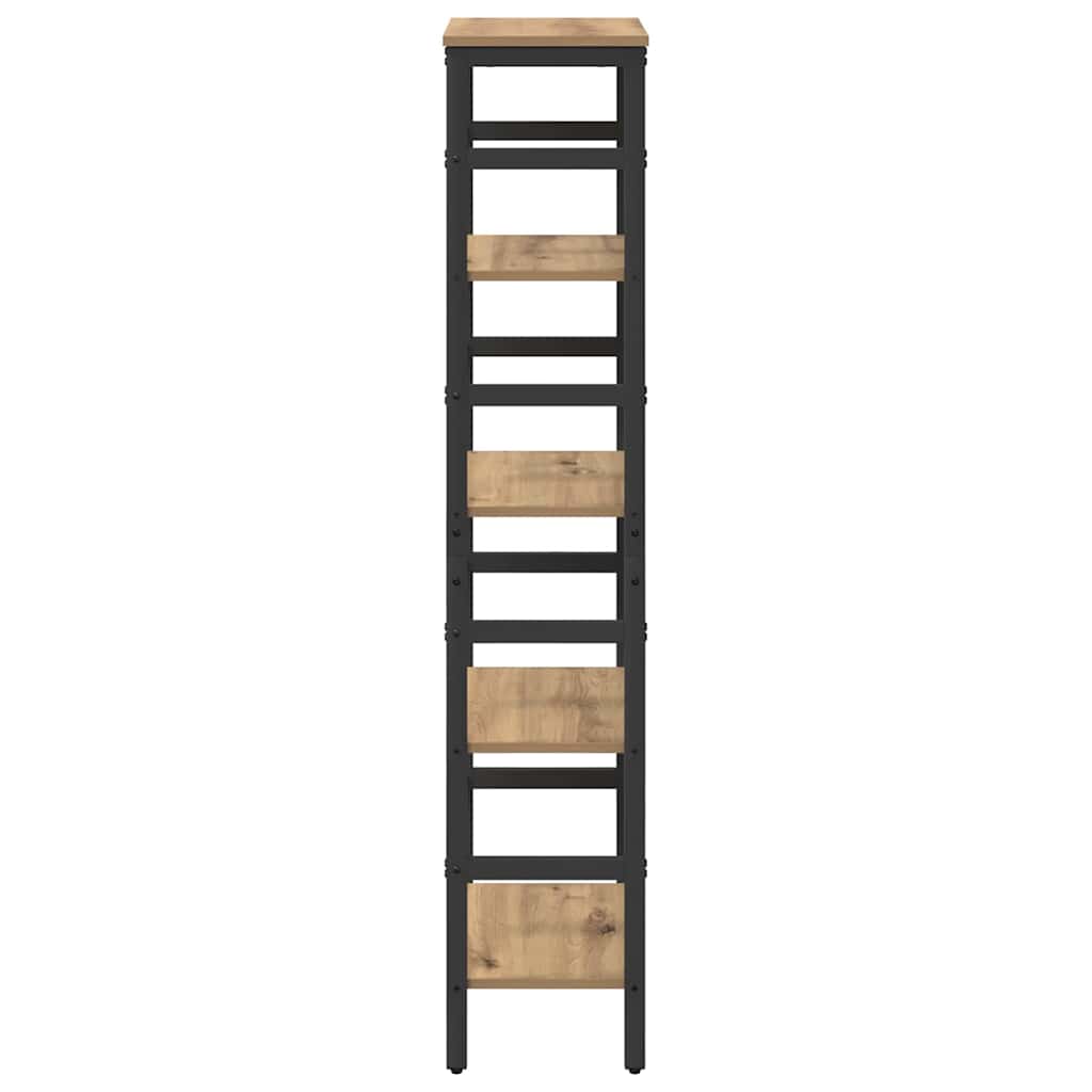 Könyvespolc 4 szintes 40 x 29,5 x 149 cm Szerelt Fa