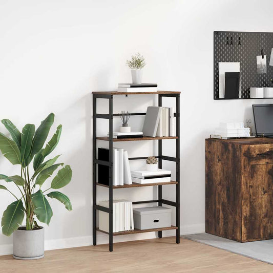 Könyvespolc Füstölt tölgy 60 x 29,5 x 115 cm Faanyag