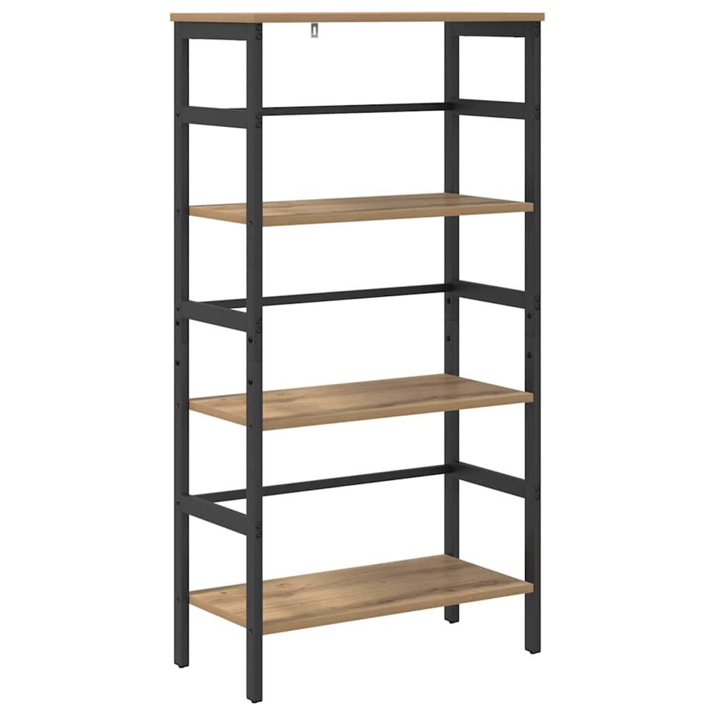 Könyvespolc 3 szintes 60 x 29,5 x 115 cm Szerelt Fa