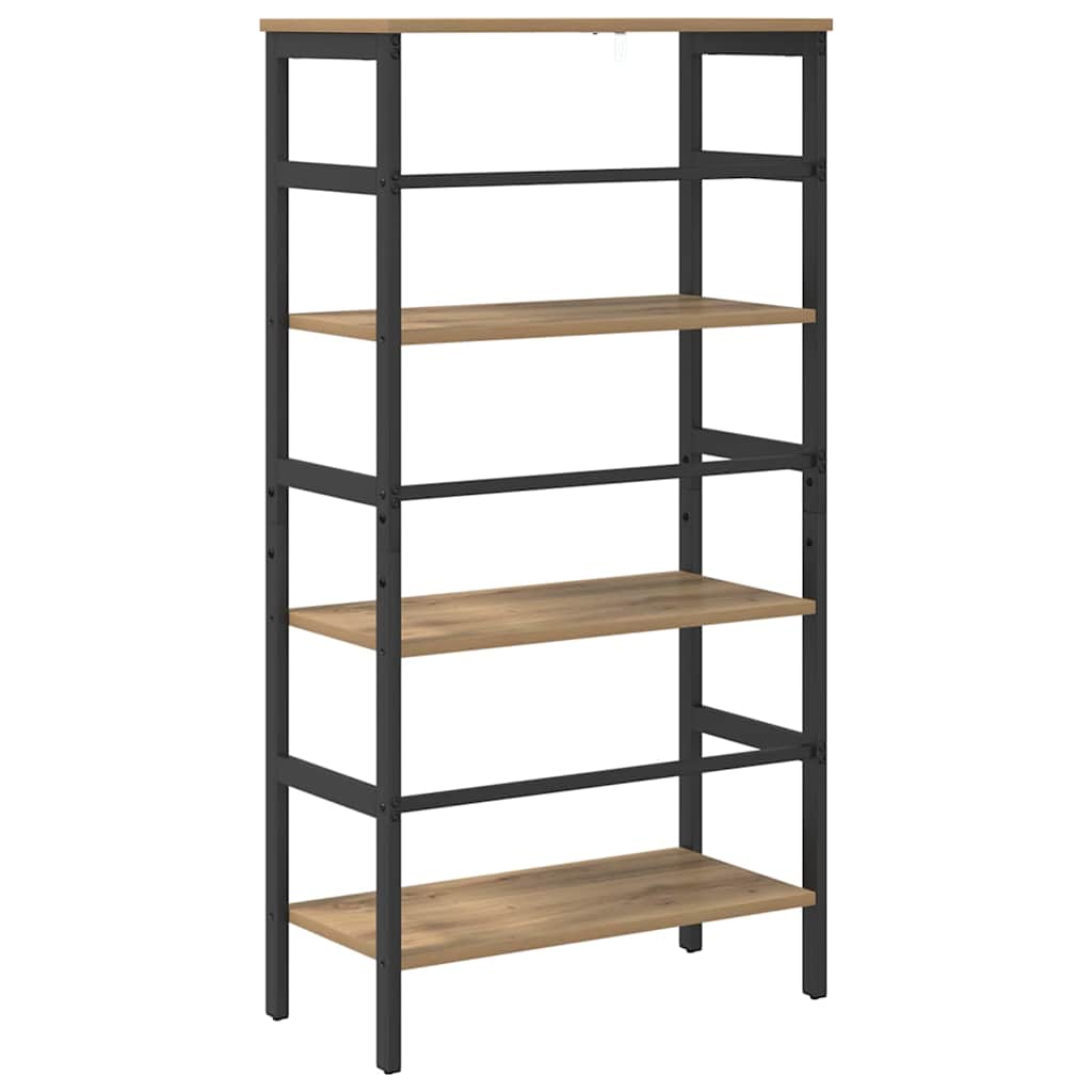 Könyvespolc 3 szintes 60 x 29,5 x 115 cm Szerelt Fa
