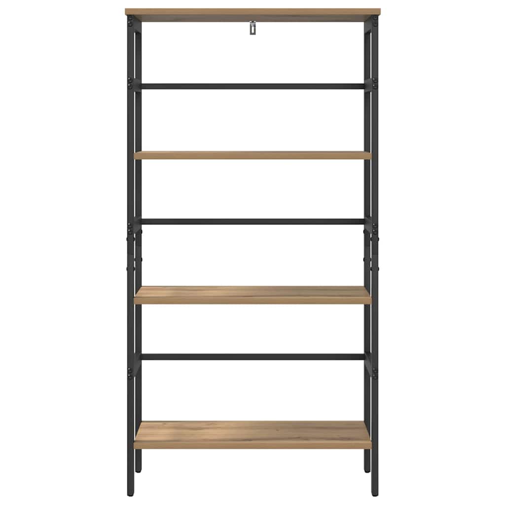 Könyvespolc 3 szintes 60 x 29,5 x 115 cm Szerelt Fa