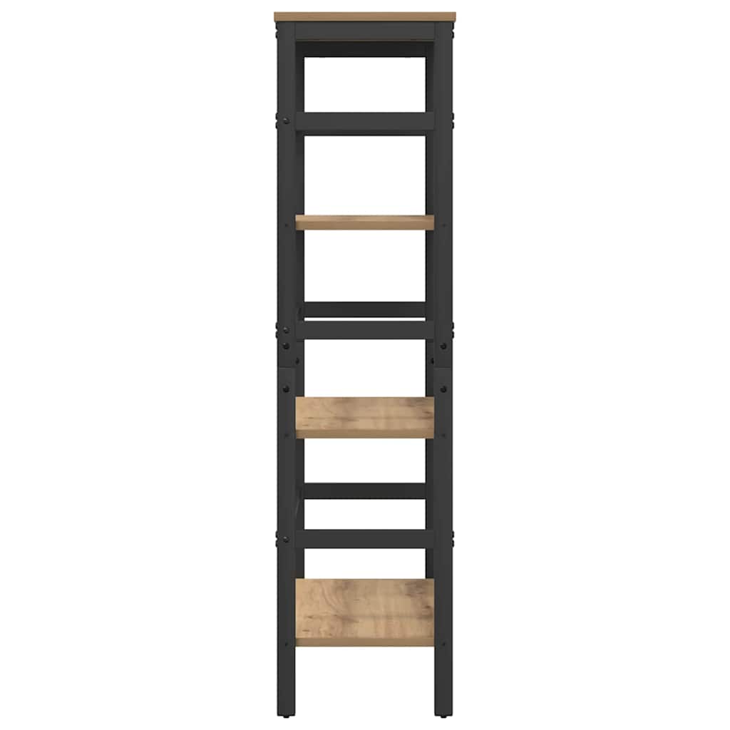 Könyvespolc 3 szintes 60 x 29,5 x 115 cm Szerelt Fa