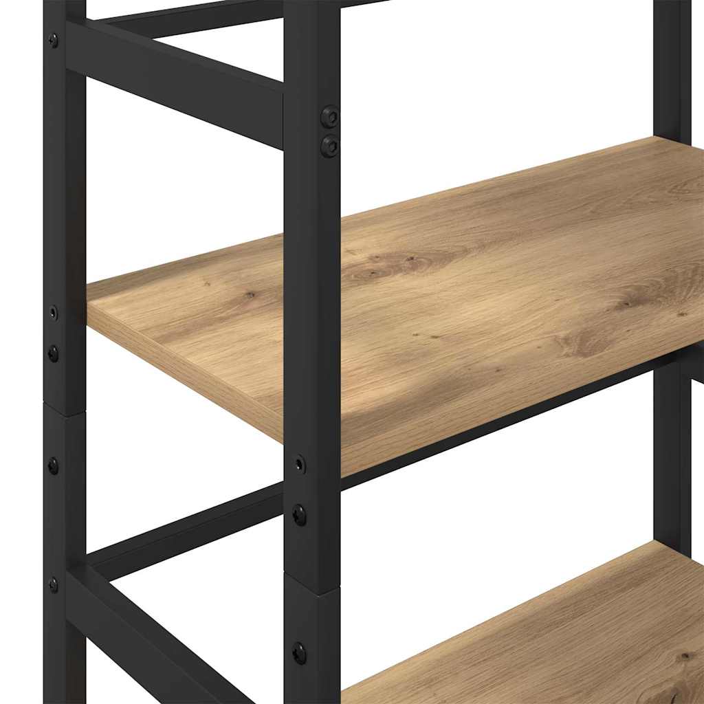 Könyvespolc 4 szintes 60 x 29,5 x 149 cm Szerelt Fa