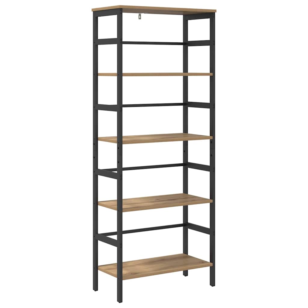 Könyvespolc 4 szintes 60 x 29,5 x 149 cm Szerelt Fa