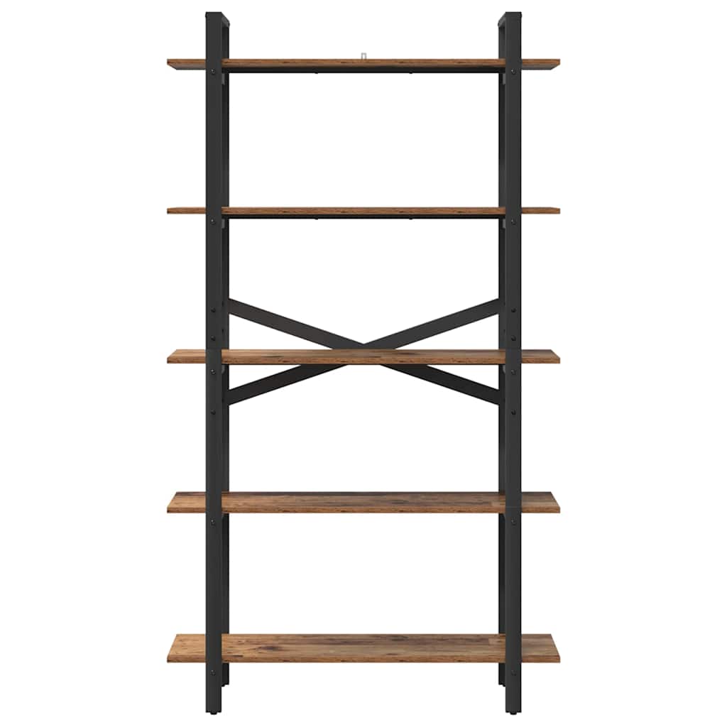 Könyvespolc Öreg fa 100 x 33,5 x 178 cm Faanyag