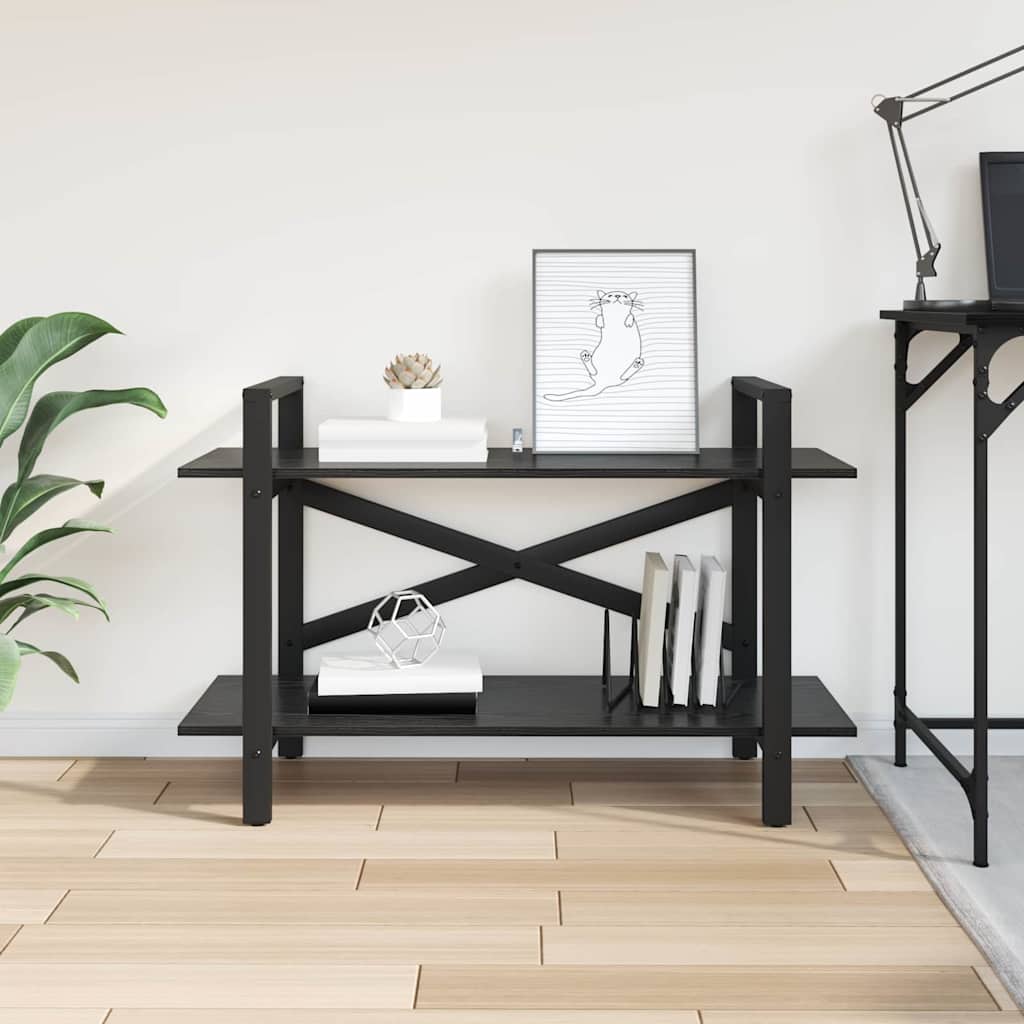 Könyvespolc 2 szintes 100 x 33,5 x 64 cm Szerelt Fa
