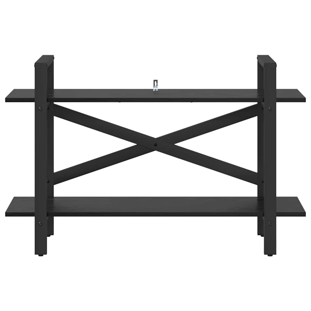 Könyvespolc 2 szintes 100 x 33,5 x 64 cm Szerelt Fa