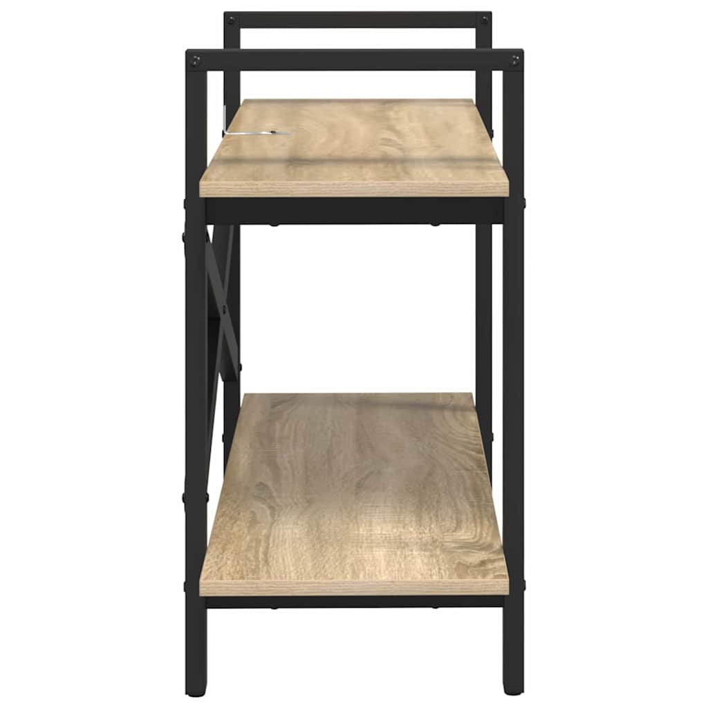 Könyvespolc Sonoma tölgy 100 x 33,5 x 64 cm Faanyag